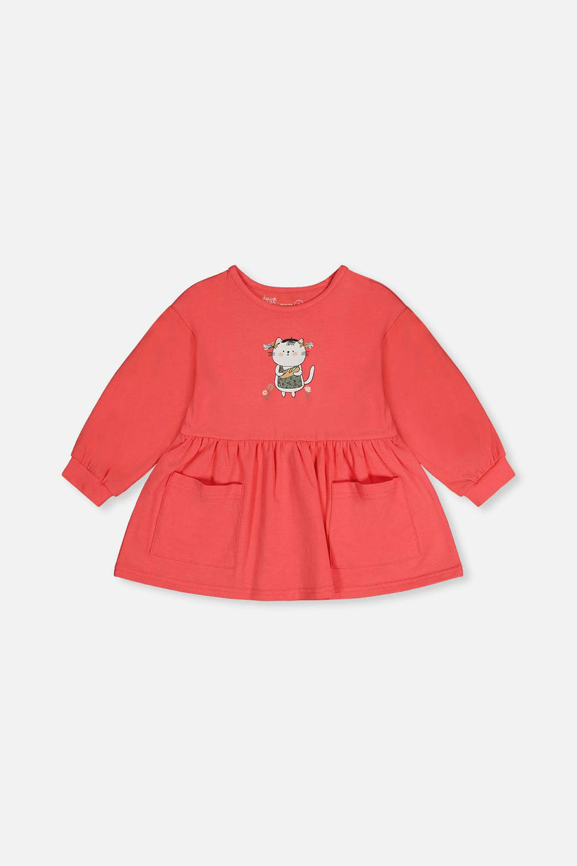 Organic Cotton Tunic Coral Pink