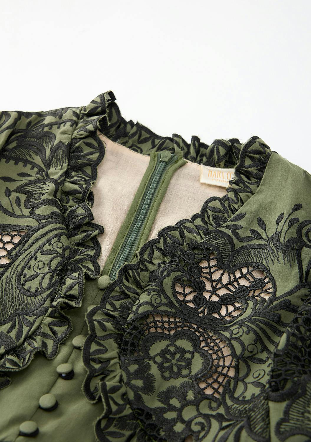 Maia Embroidery Mini Dress