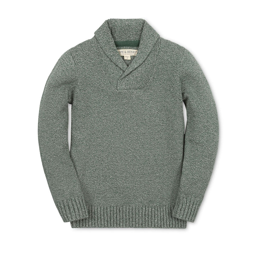 Organic Shawl Collar Sweater