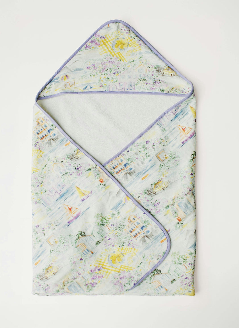 Hooded Bath Towel - Limoncello
