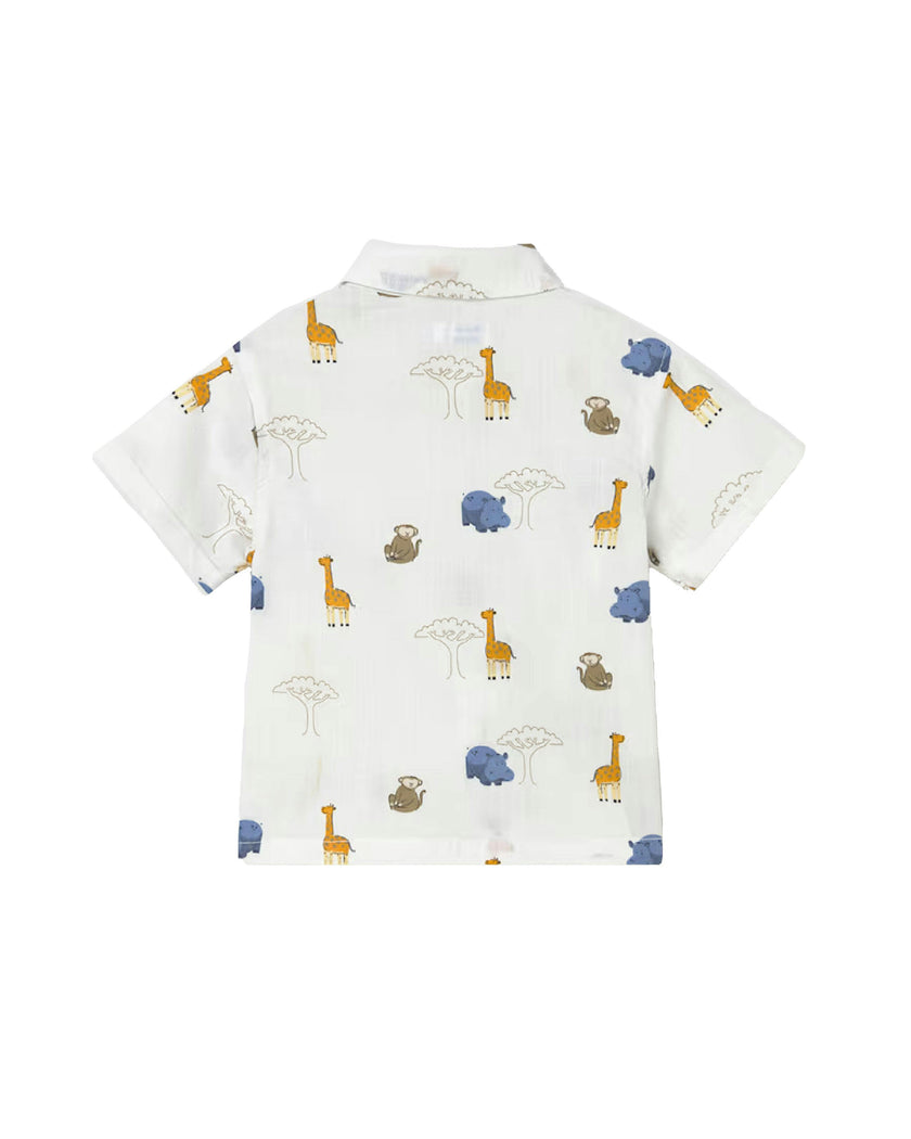 White Safari Shirt