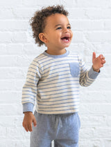 Perrin Long Sleeve Pocket Tee - Bob Stripe