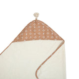 Ezra Copper Dash Hooded Baby Bath Towel