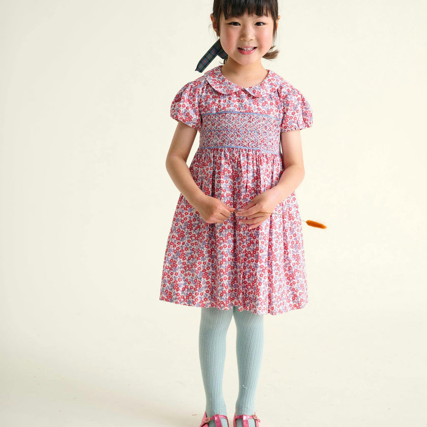 Smocked Girls Dress Augusta