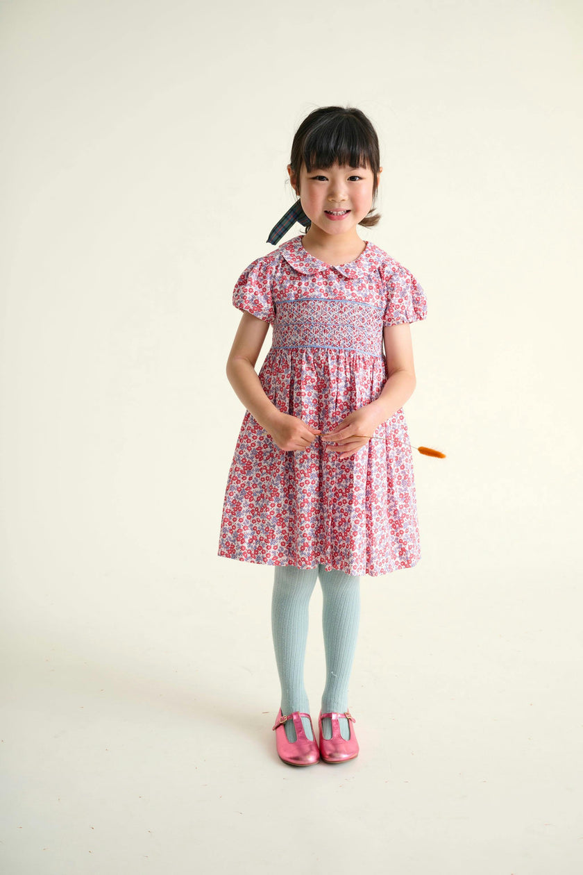 Smocked Girls Dress Augusta
