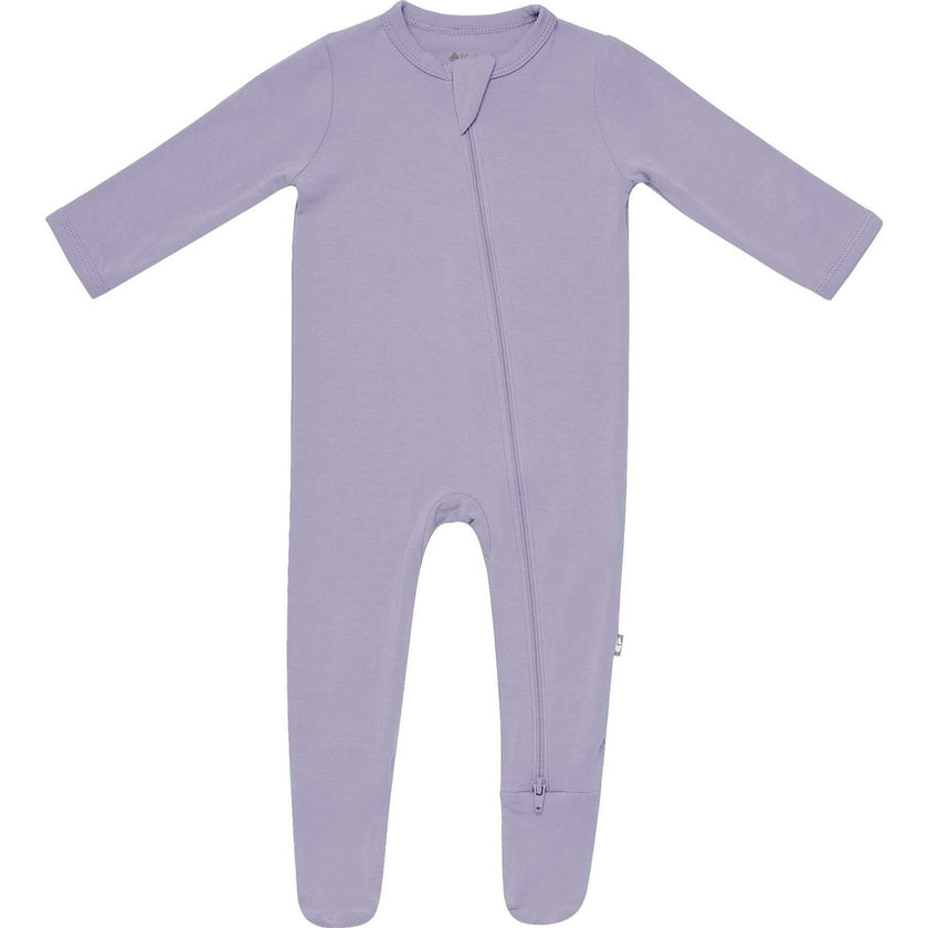 Zippered Footie, Taro