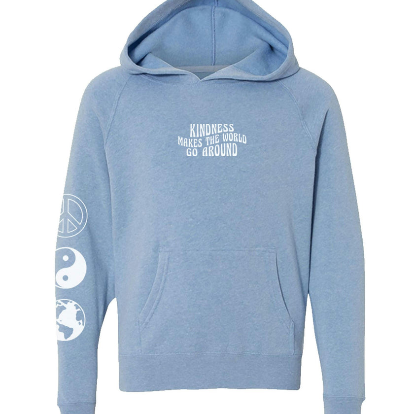 Kid's Blue World Hoodie-Unisex