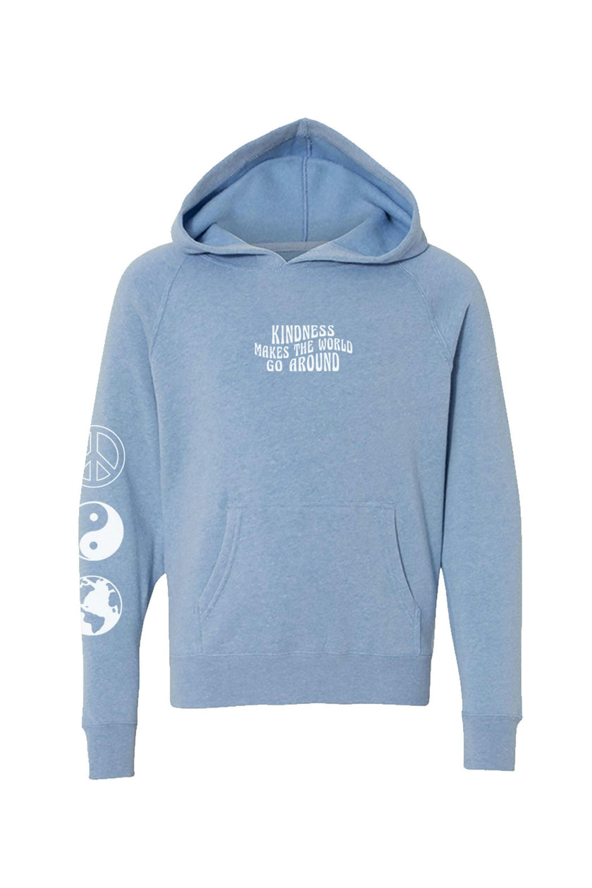 Kid's Blue World Hoodie-Unisex