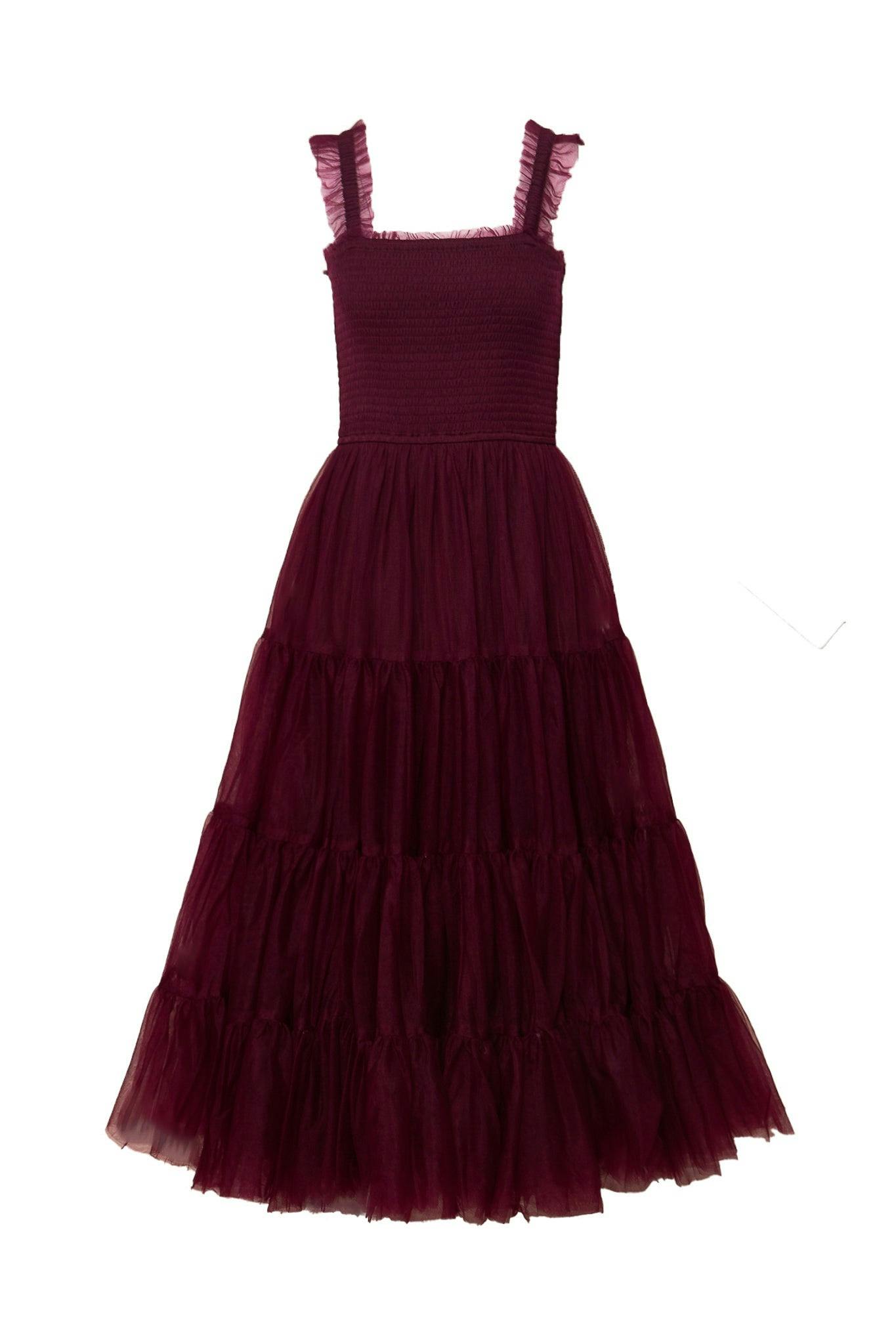Destiny Dress in Burgundy