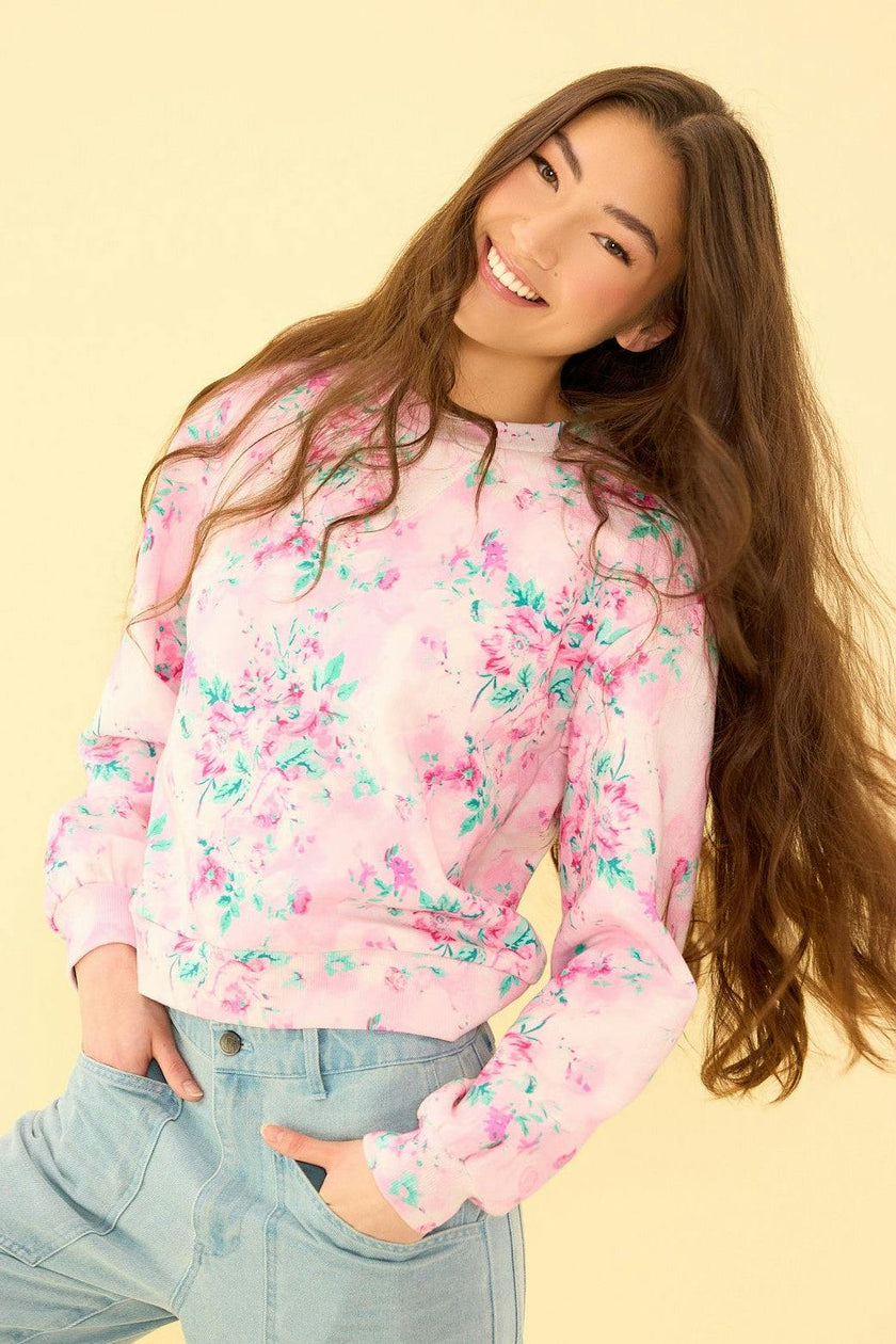 Luca Sweatshirt in Rose Trance