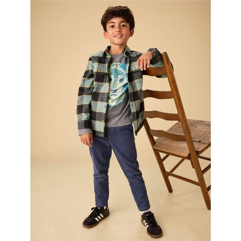 Corduroy Pants, Blue
