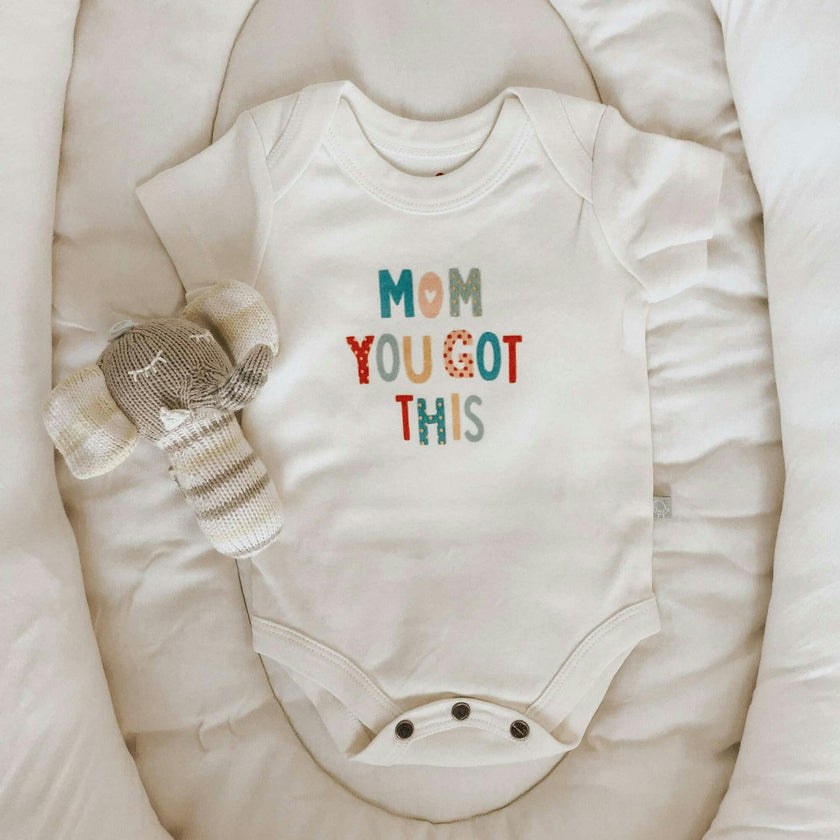 graphic bodysuit | mom you got this