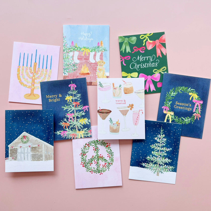 Whimsical Christmas Tree Greeting Card
