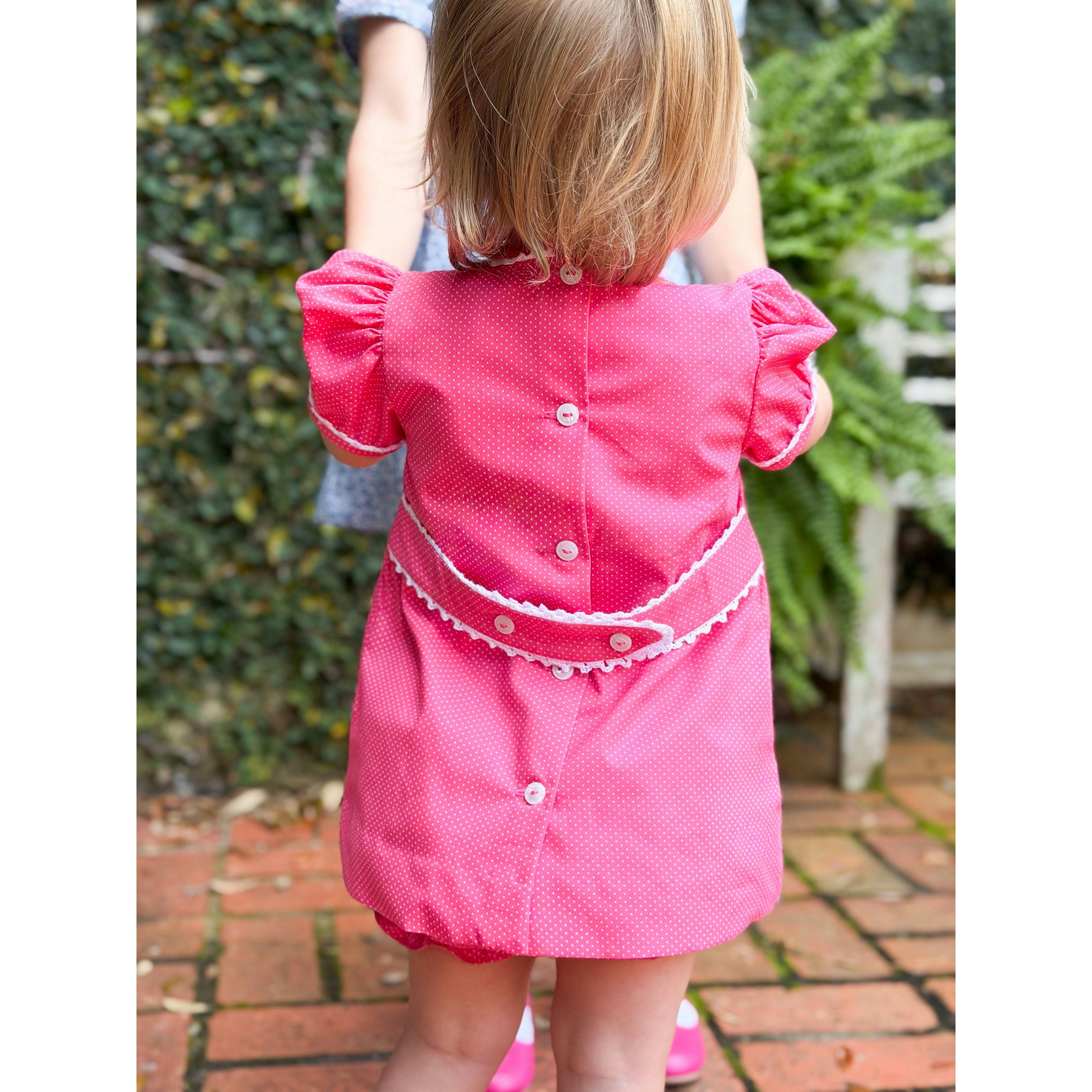 Lane Dress Set in Candy Bitty Dot