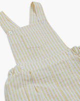 Albert Dungaree Yellow Stripe Seersucker