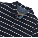 Organic Short Sleeve Jersey Polo, Blue