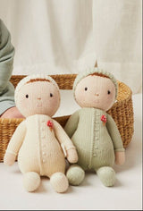 Baby Liam doll light green 11"