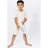 Ice Cream Bamboo Kids Pajama Short Set