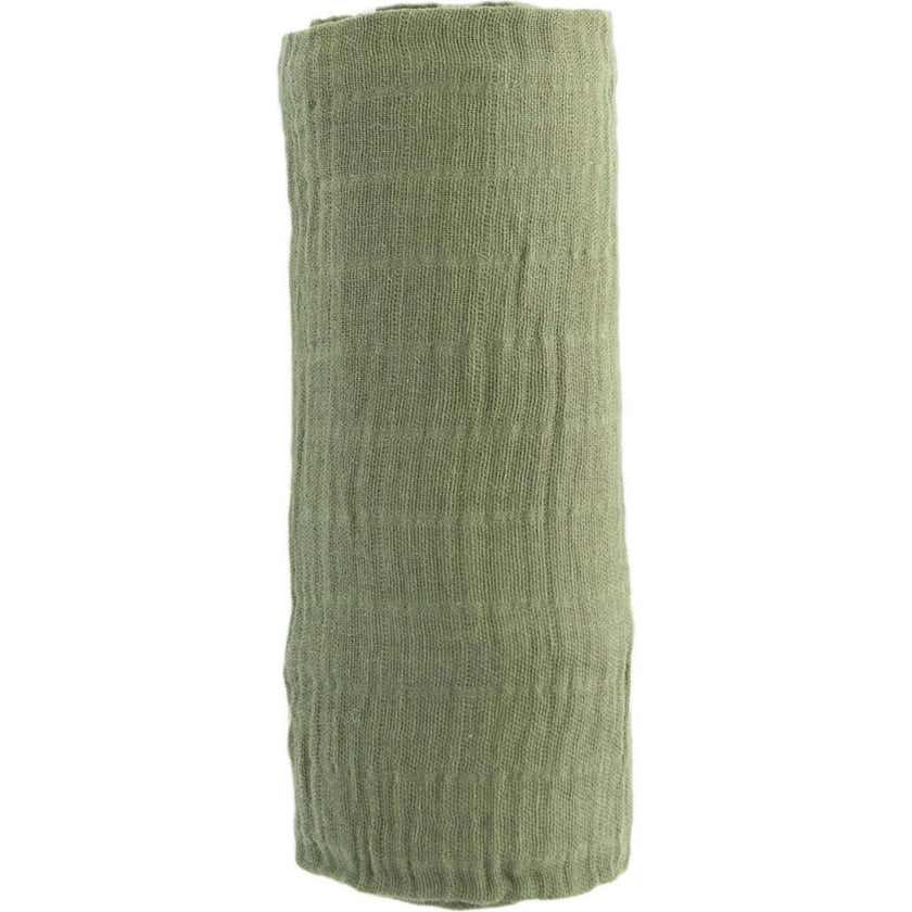 Cotton Muslin Swaddle Blanket - Fern