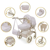 Little Flora: 2-In-1 Doll Pram - Bella