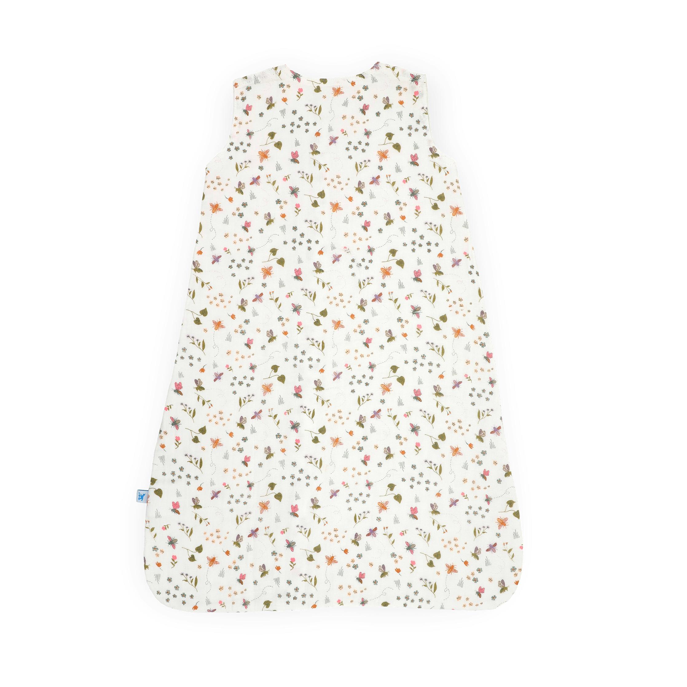 Cotton Muslin Sleep Bag - Garden Bees