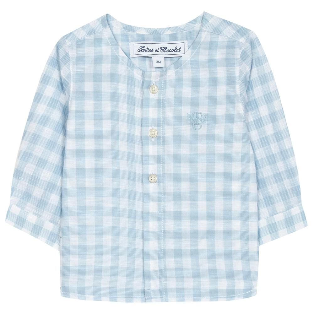 Gingham Button Shirt