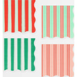 Festive Stripe Small Napkins