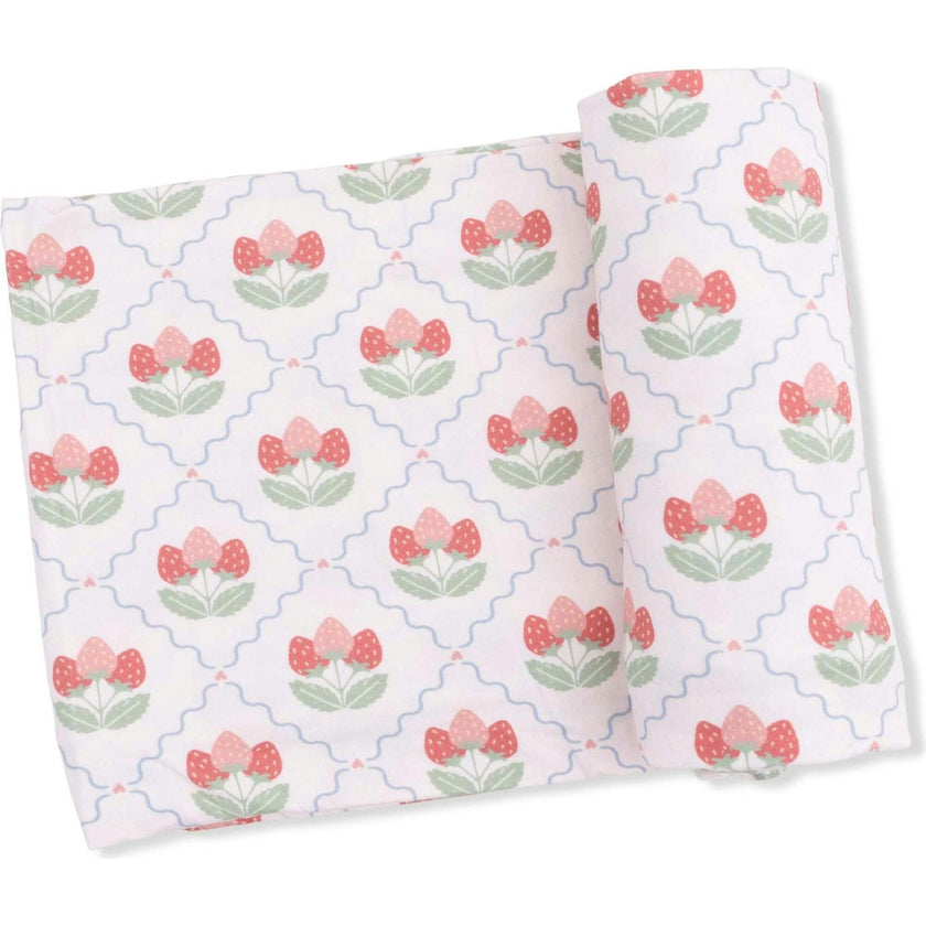 Sweet Strawberries - Swaddle Blanket