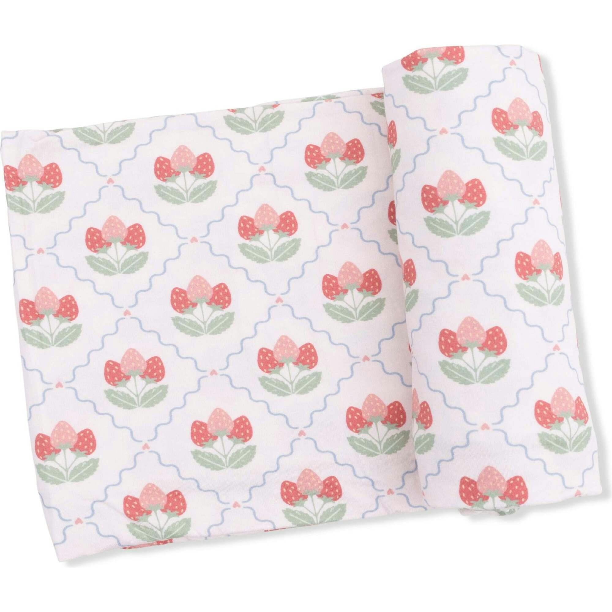 Sweet Strawberries - Swaddle Blanket