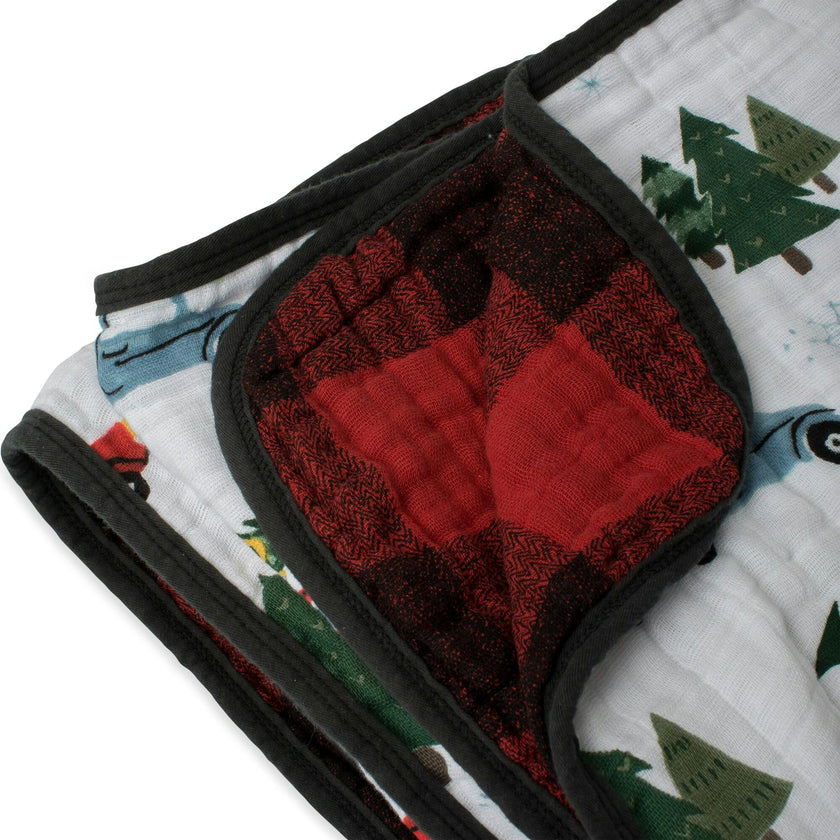 Original Cotton Muslin Quilt - Holiday Haul
