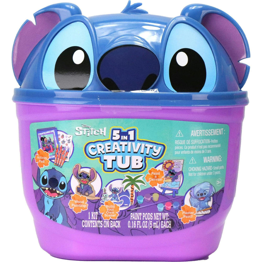 Tara Toy: 5-In-1: Creativity Tub - Stitch - Build Your Own Scene