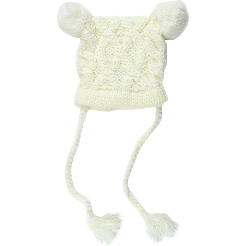 Quinn Cable Pom Pom Knit Hat