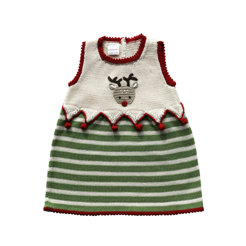 Knit Reindeer Dress