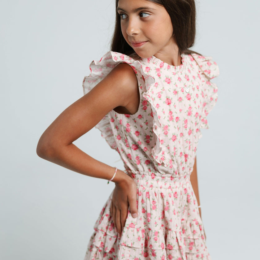Gustavia Dress in Petite Rose