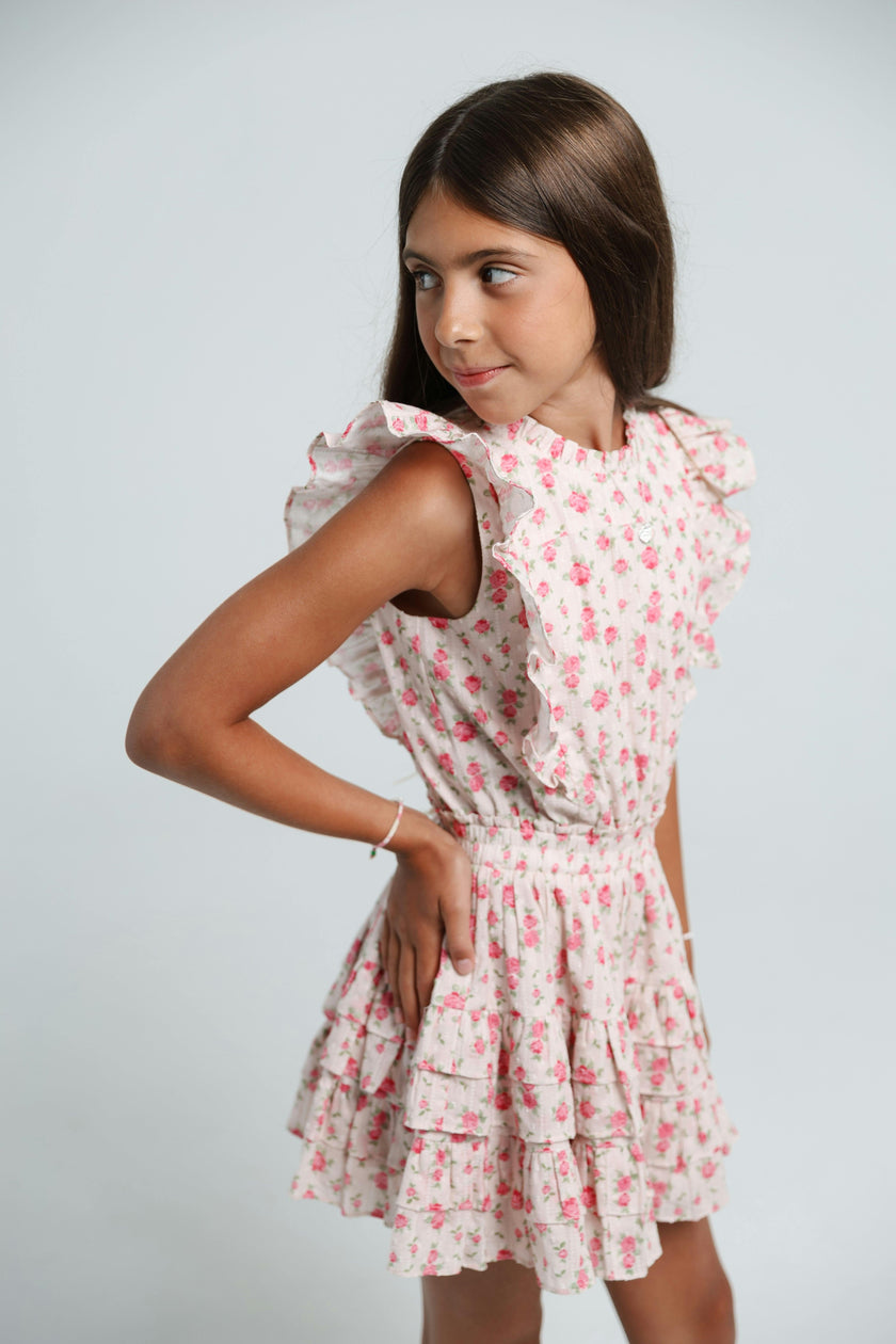 Gustavia Dress in Petite Rose