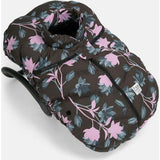 Floral Print Zipped Puffy Car Seat Cocoon