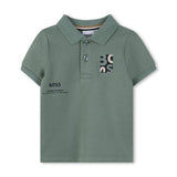 Muted Green Explorer Short Sleeve Polo