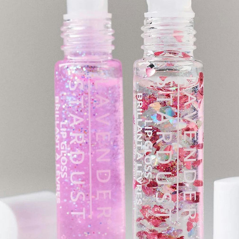 Cherry Sweet Roll- On Glitter Lip Gloss Set