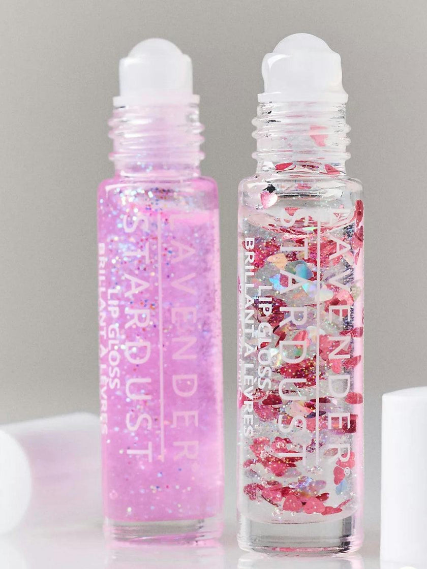 Cherry Sweet Roll- On Glitter Lip Gloss Set