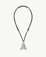 Grande Monogram Necklace in Silver