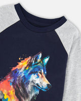 Long Raglan Sleeve Jersey Tee