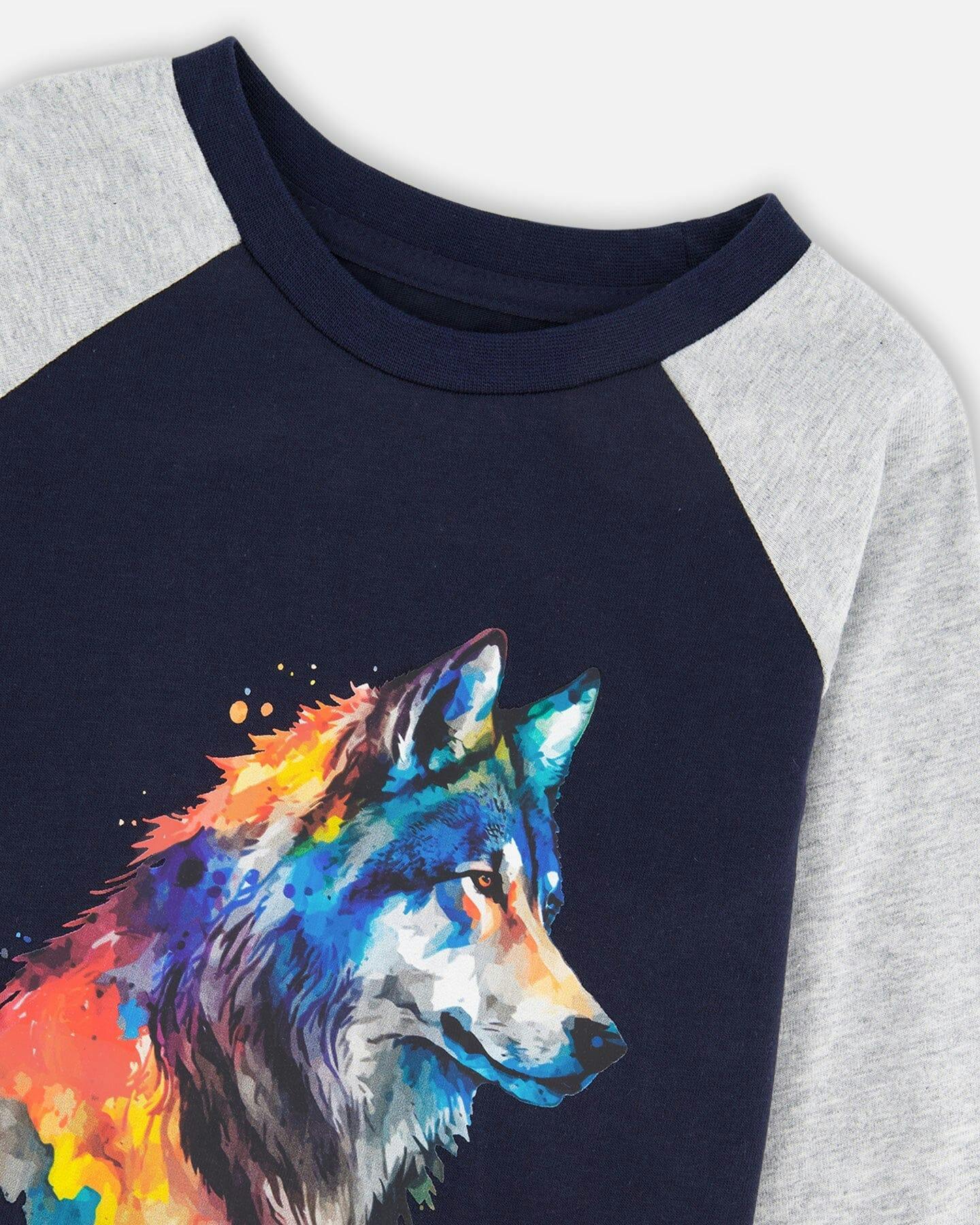 Long Raglan Sleeve Jersey Tee
