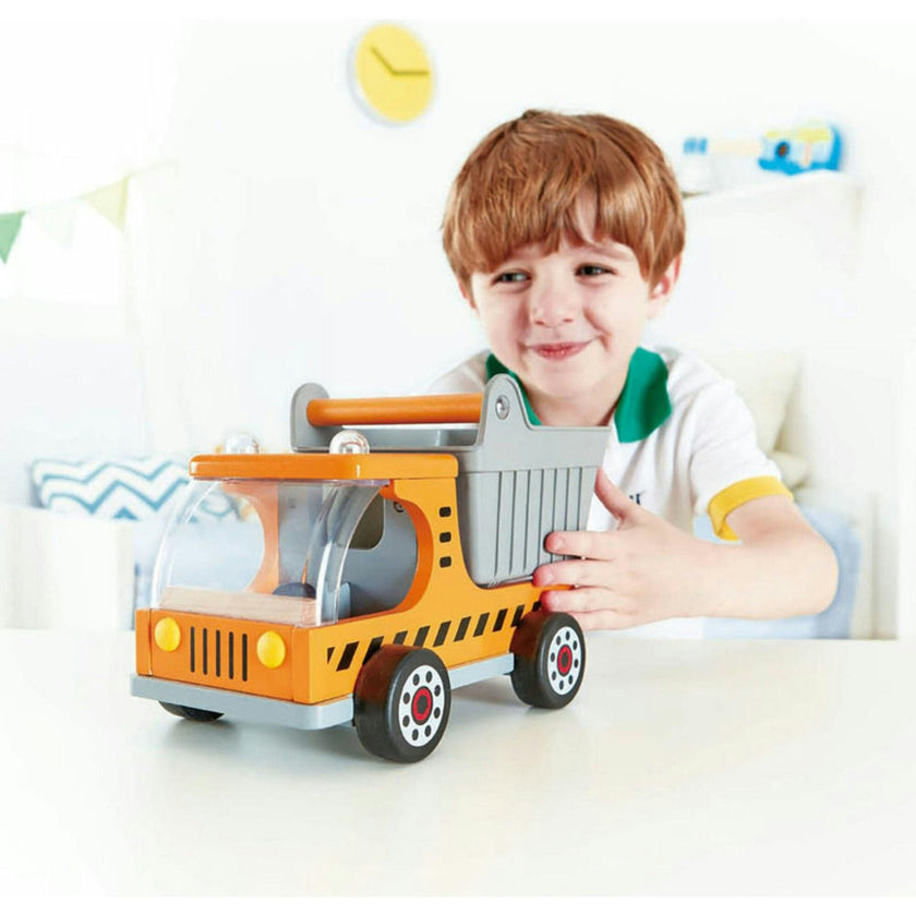 Dumper Truck Construction Vehicle Toy in Yellow