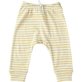 Organic Stripes Away Harem Pant, Yellow