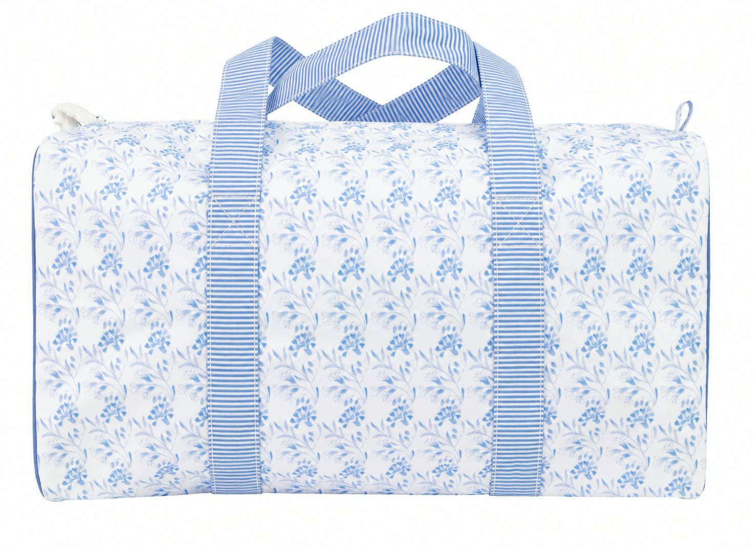 The Duffle Bag in Navy Floral