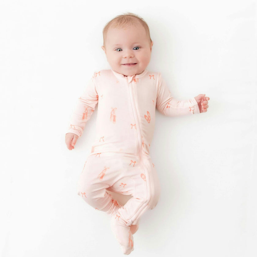 Ballerina Zippered Footie