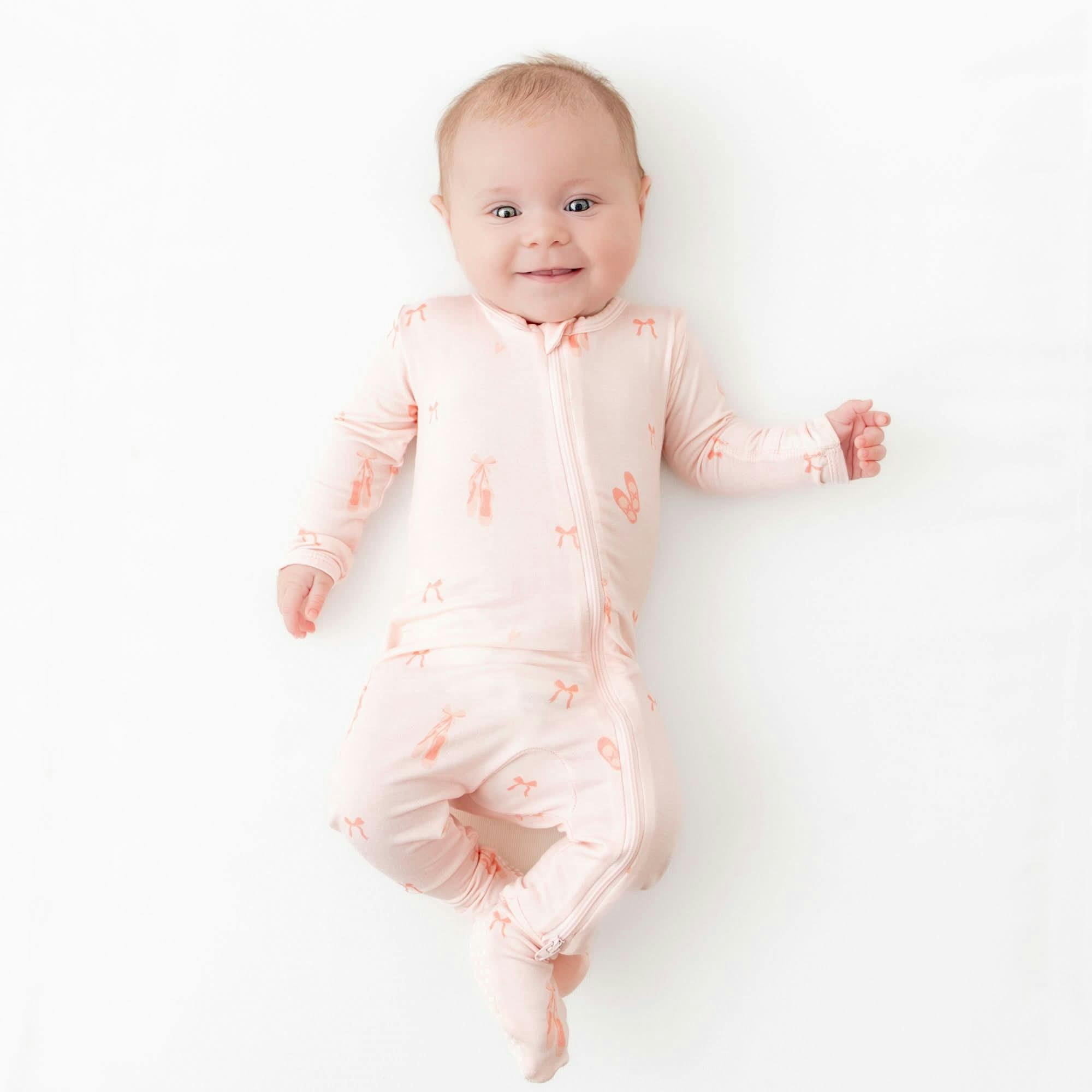 Ballerina Zippered Footie