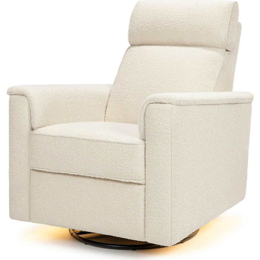 Willa Pro Power Glider Recliner w/ Power Lumbar in Performance Ivory Boucle