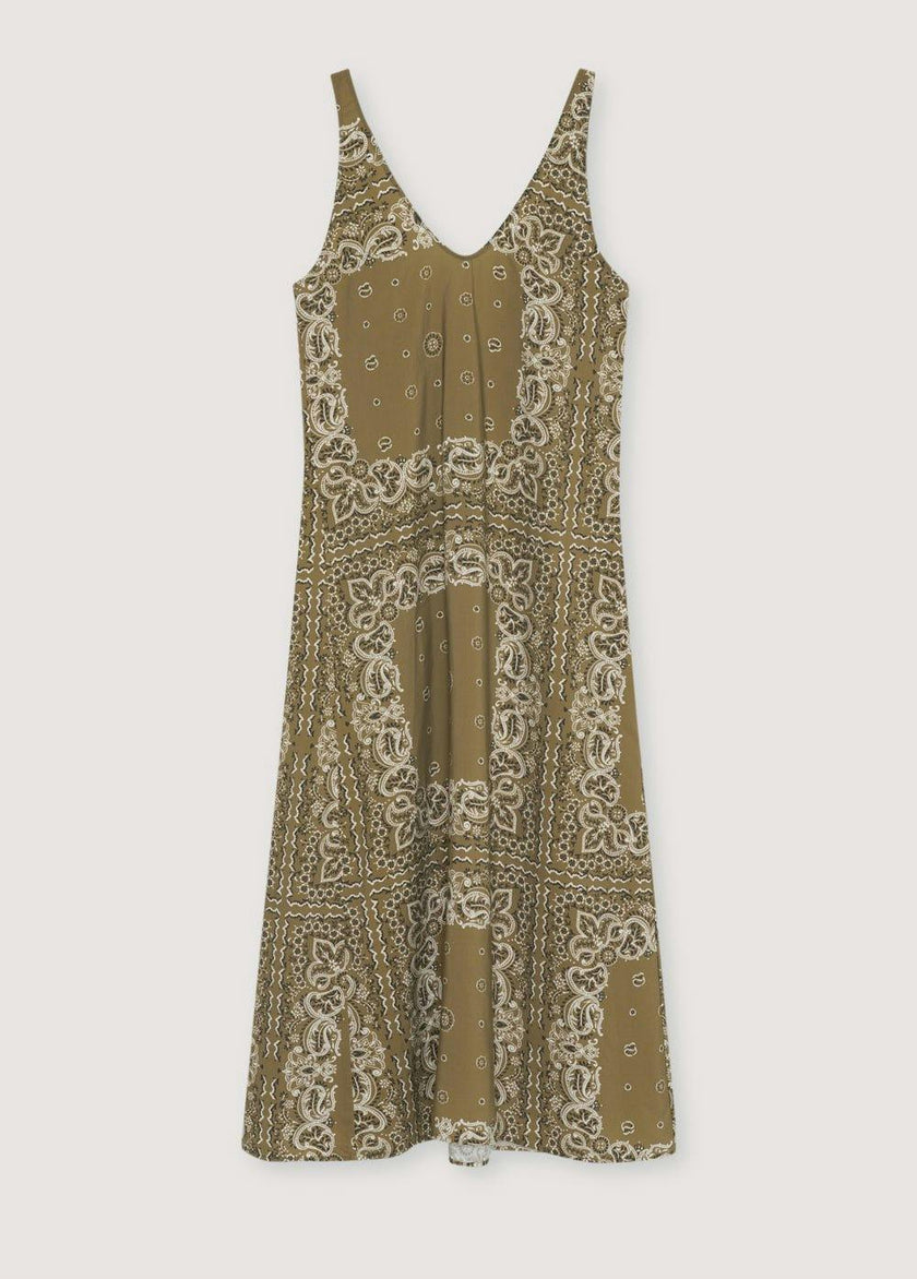 Waterlily Woman Dress Bandana Print