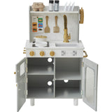 Little Chef Memphis Small Play Kitchen - Gray/Gold